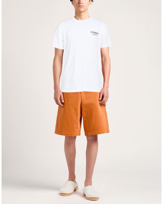 Iceberg White T-Shirts for men