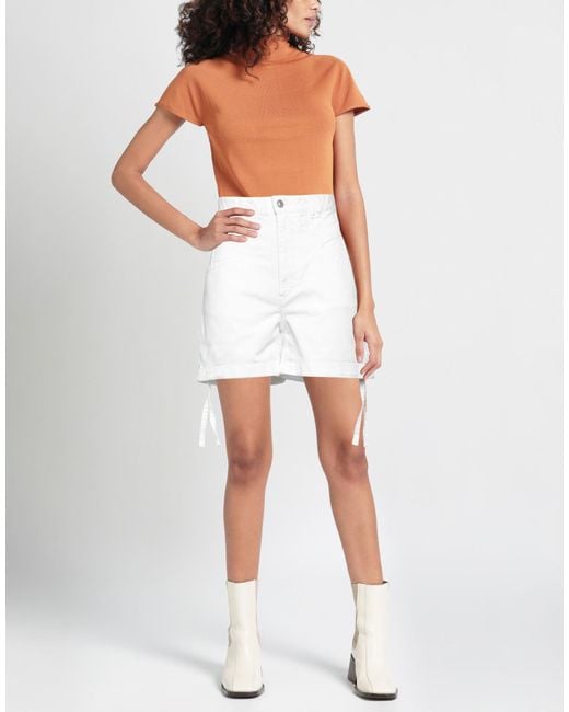 Isabel Marant White Denim Shorts