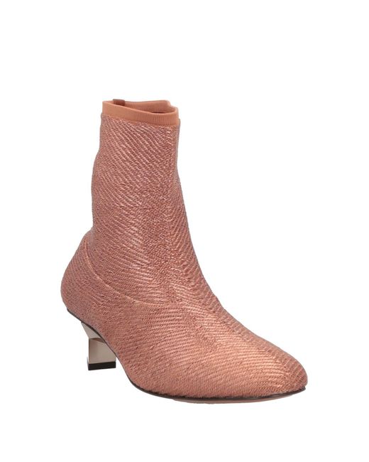 Robert Clergerie Pink Ankle Boots