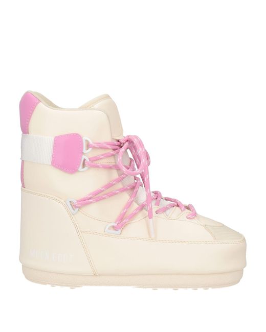 Moon Boot Pink Ankle Boots