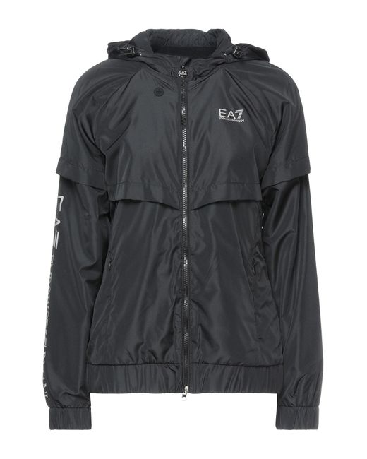 EA7 Synthetic Jacket in Black | Lyst
