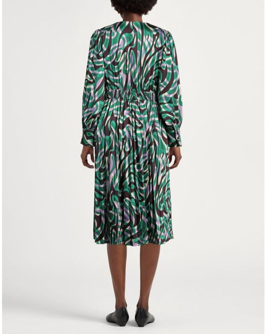 Suncoo Green Midi Dress