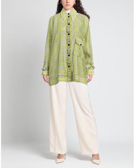 Ganni Green Shirt