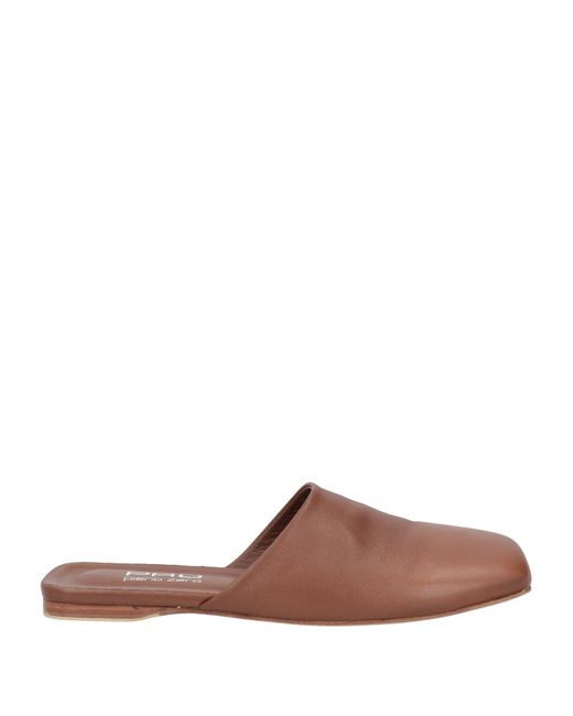 PAO PIANO ZERO Brown Mules & Clogs