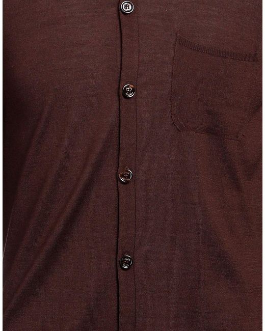 Moorer Brown Shirt for men