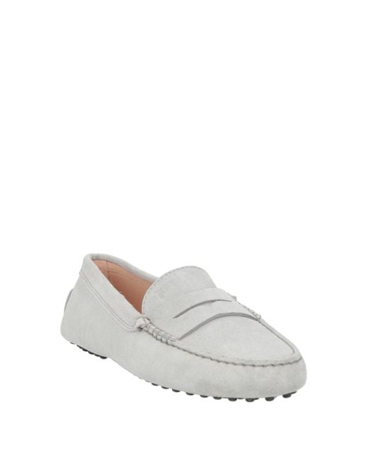 Tod's Gray Mokassin
