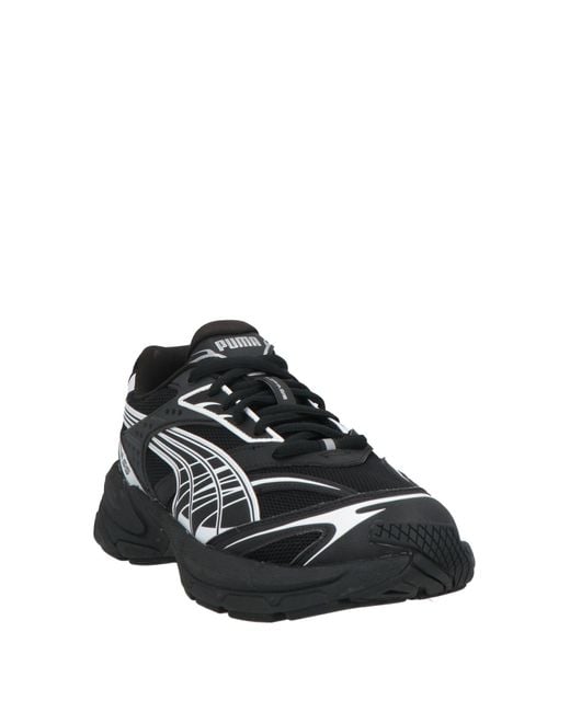 PUMA Black Sneakers Textile Fibers for men