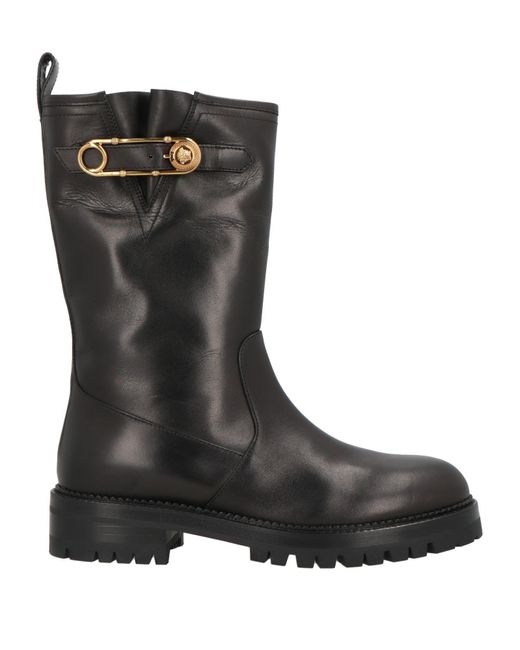 Versace Black Ankle Boots