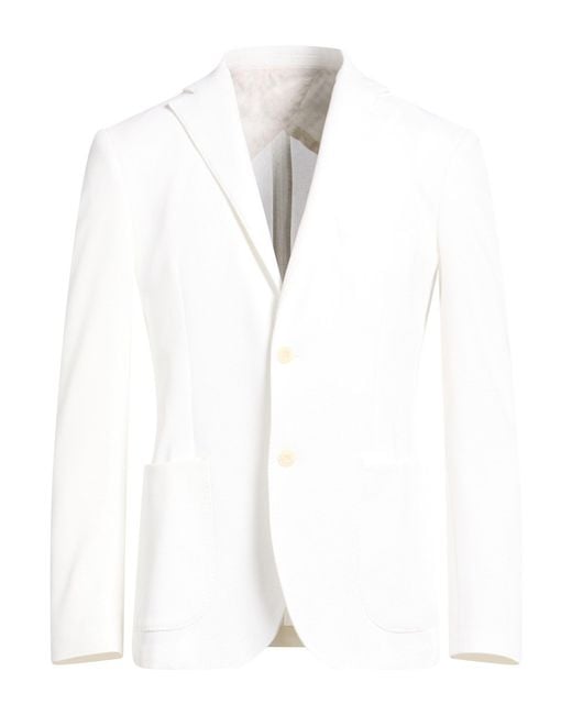 Barbati White Blazer for men