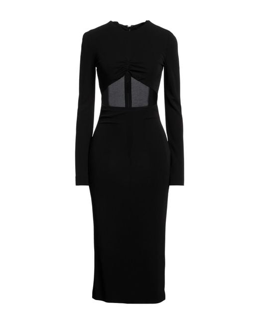 DSquared² Black Midi Dress
