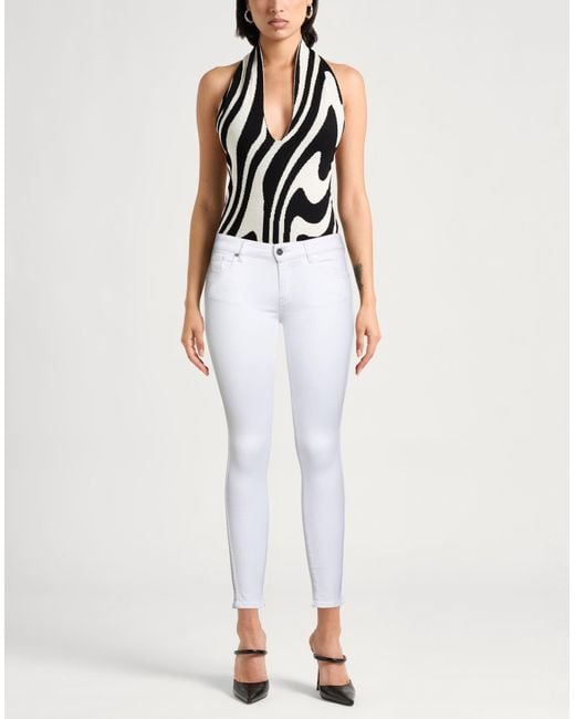 Pantalon En Jean DIESEL en coloris White