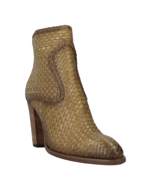 Pantanetti Brown Ankle Boots Leather