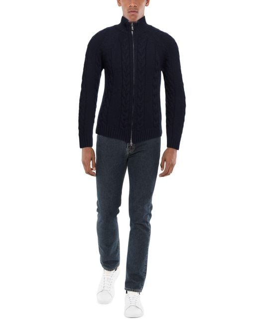 Moorer Blue Cardigans for men