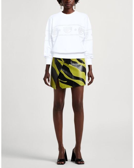 Chiara Ferragni White Sweatshirts