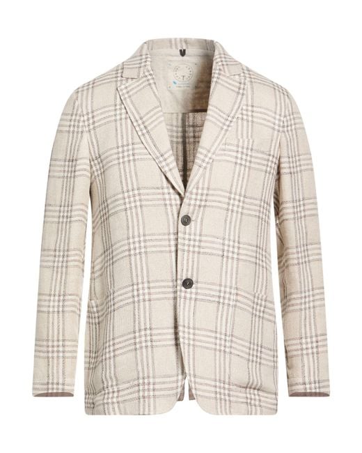 T-jacket By Tonello Natural Blazers for men