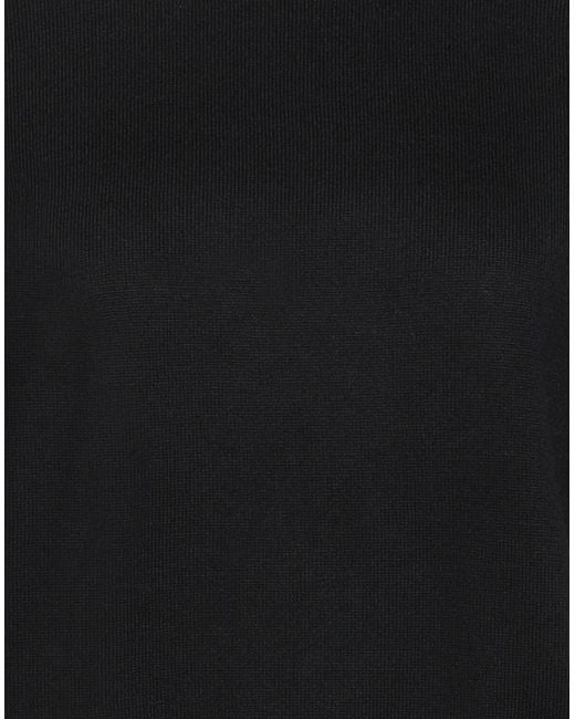 Aragona Black Turtleneck Merino Wool