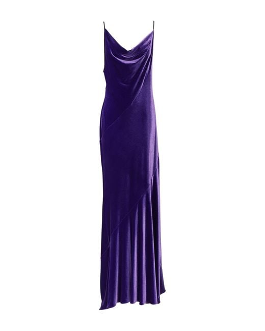 Philosophy Di Lorenzo Serafini Purple Maxi Dress