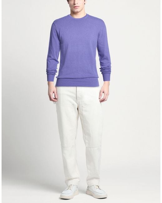 DETWELVE Blue Lilac Sweater Wool, Cashmere for men