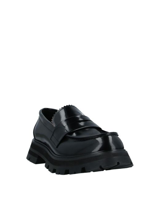 McQueen Black Loafers