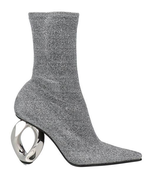J.W. Anderson Gray Ankle Boots