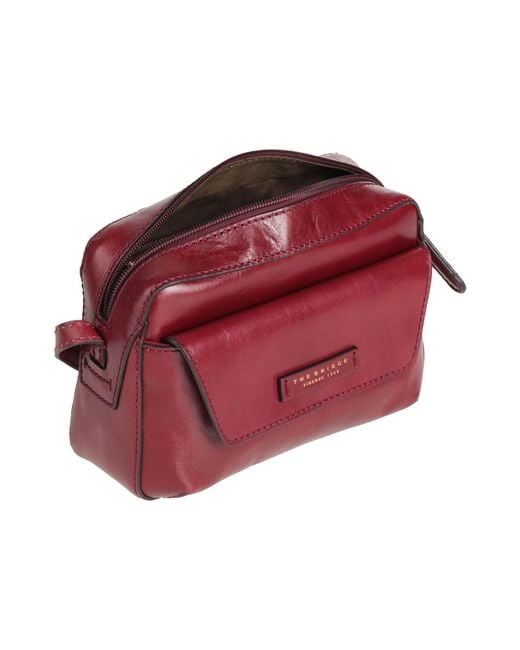 The Bridge Red Cross-Body Bag Cow Leather