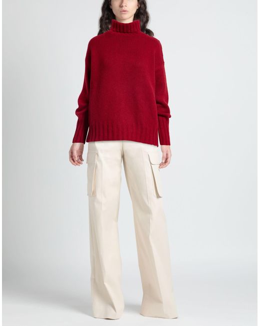 Aragona Red Turtleneck