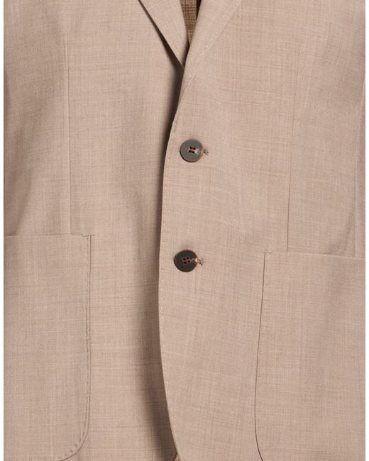 Messagerie Natural Blazer Wool, Polyester, Lycra for men