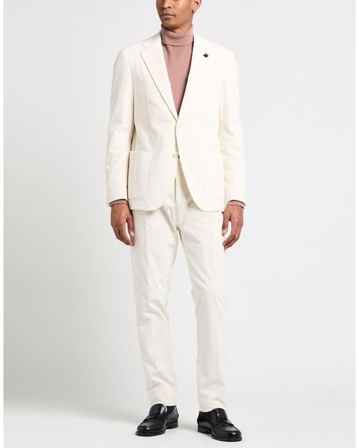 Lardini White Suit for men
