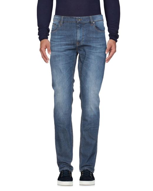 Uniform Blue Denim Trousers for men