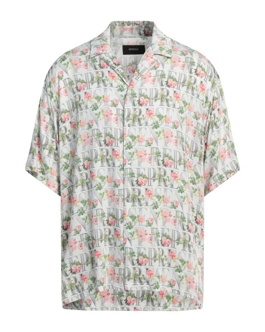Represent White Shirt Viscose for men
