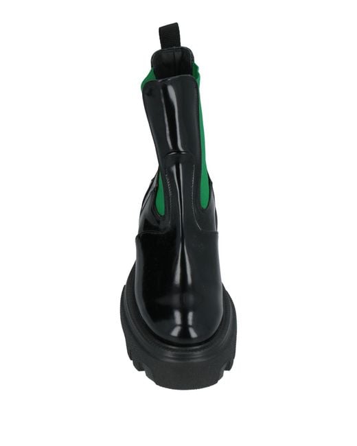 MSGM Green Ankle Boots