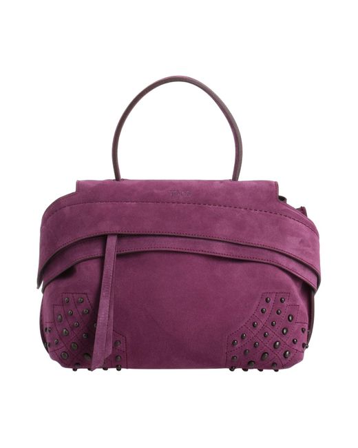 Tod's Purple Handbag
