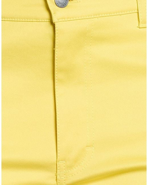 Moschino Yellow Pants Cotton, Elastane
