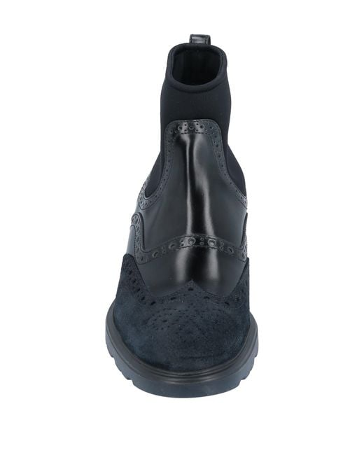 Hogan Blue Ankle Boots for men