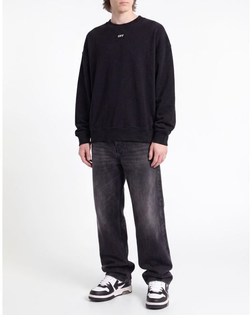 Off-White c/o Virgil Abloh Blue Sweatshirt Cotton for men