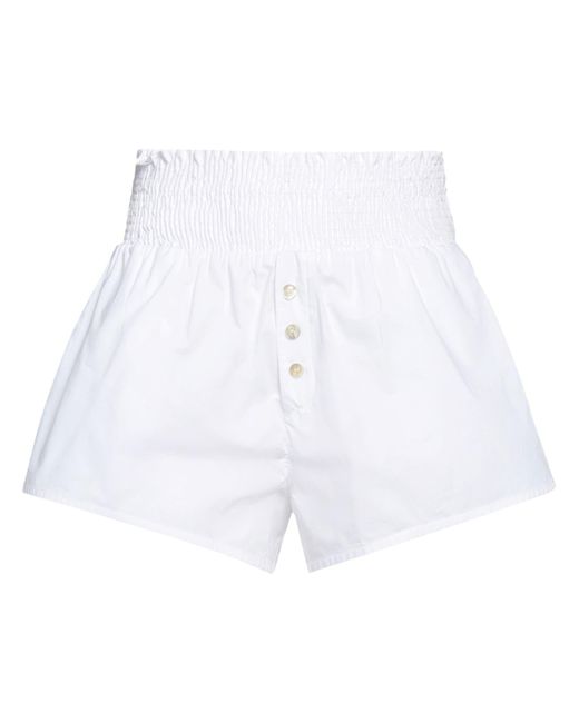 Aniye By White Shorts & Bermuda Shorts Cotton