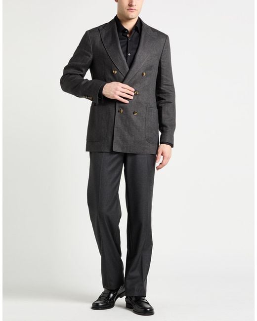 Brunello Cucinelli Black Blazer for men