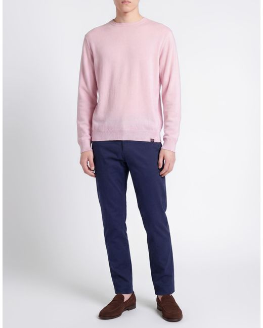 Paul & Shark Pink Sweater Cashmere, Polyamide for men