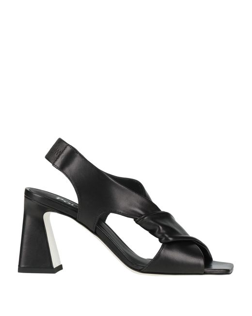 Pollini Black Sandale