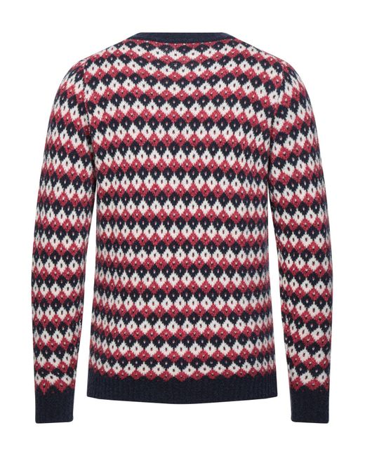 Brooksfield Red Sweater for men