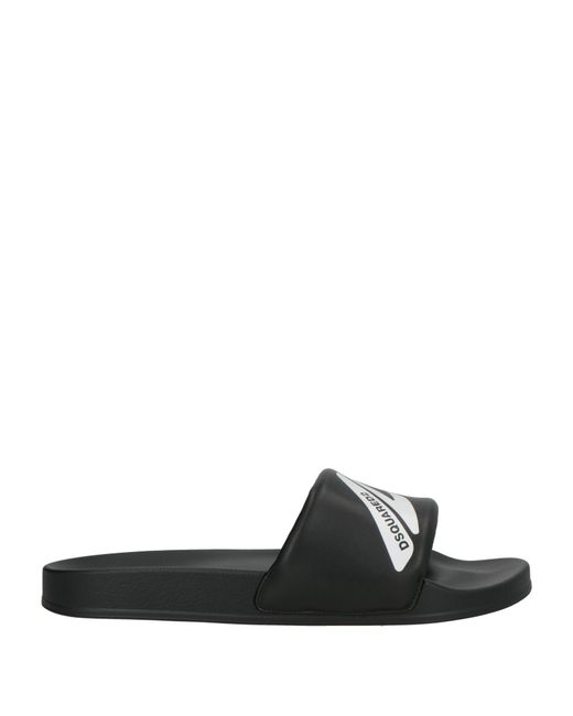DSquared² Black Icon Sandals Synthetic Material for men