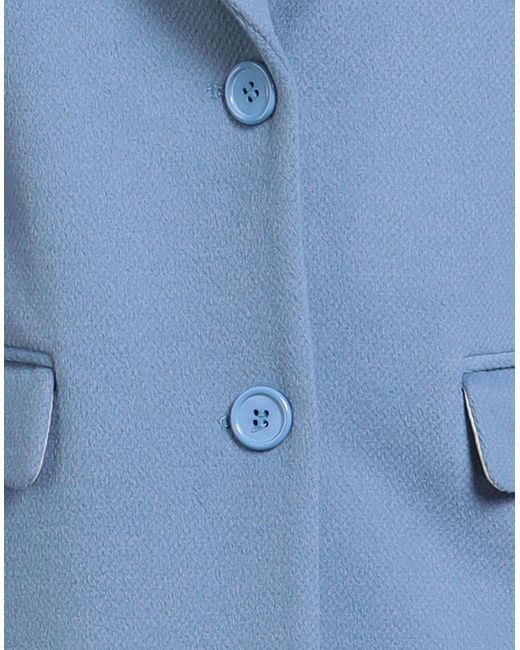 Kaos Blue Coat Polyester, Viscose, Elastane