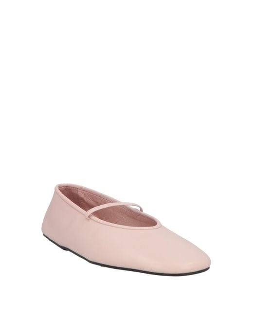 Jeffrey Campbell Pink Ballet Flats Textile Fibers