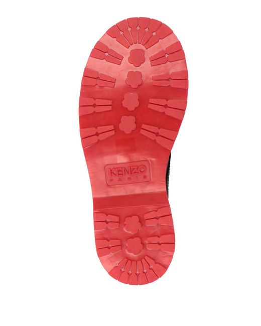 KENZO Red Lace-up Shoes