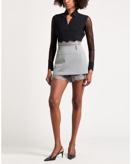 No Secrets Gray Mini Skirts