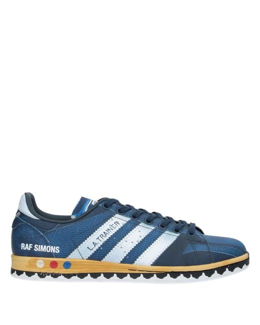 Adidas By Raf Simons Blue Sneakers Soft Leather for men