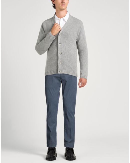Dondup Blue Slate Pants Lyocell, Cotton, Elastane for men