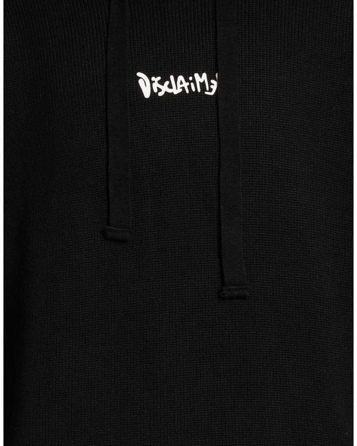 DISCLAIMER Black Jumper for men