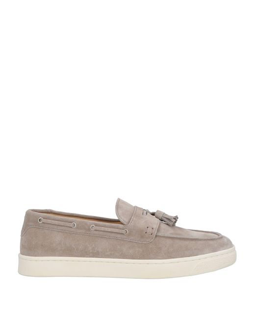 Brunello Cucinelli Loafers in Gray for Men | Lyst