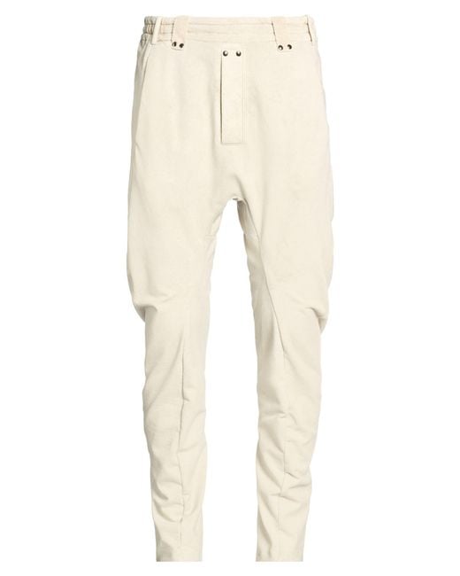 Masnada Natural Pants Cotton, Elastane for men